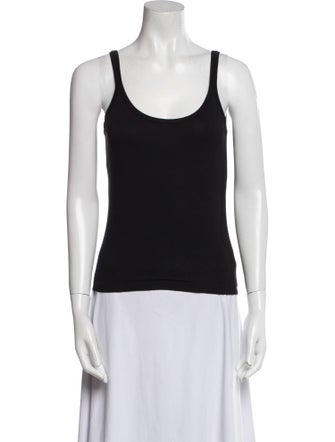 Max Mara Scoop Neck Sleeveless Top