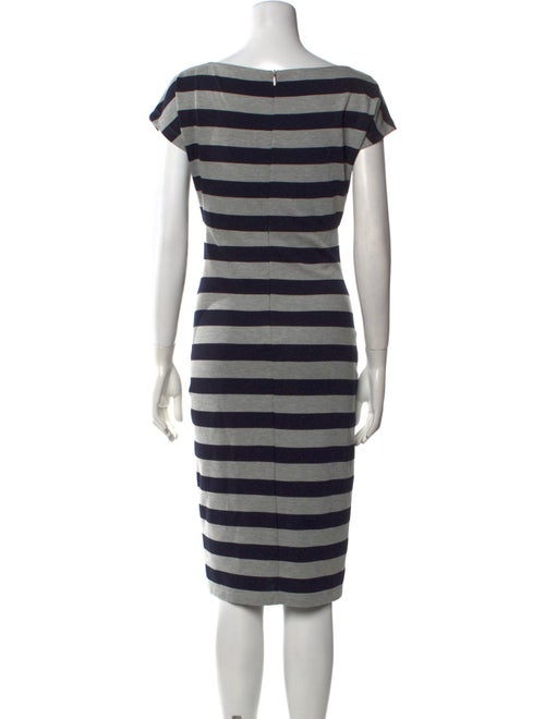 Max Mara Striped Knee-Length Dress