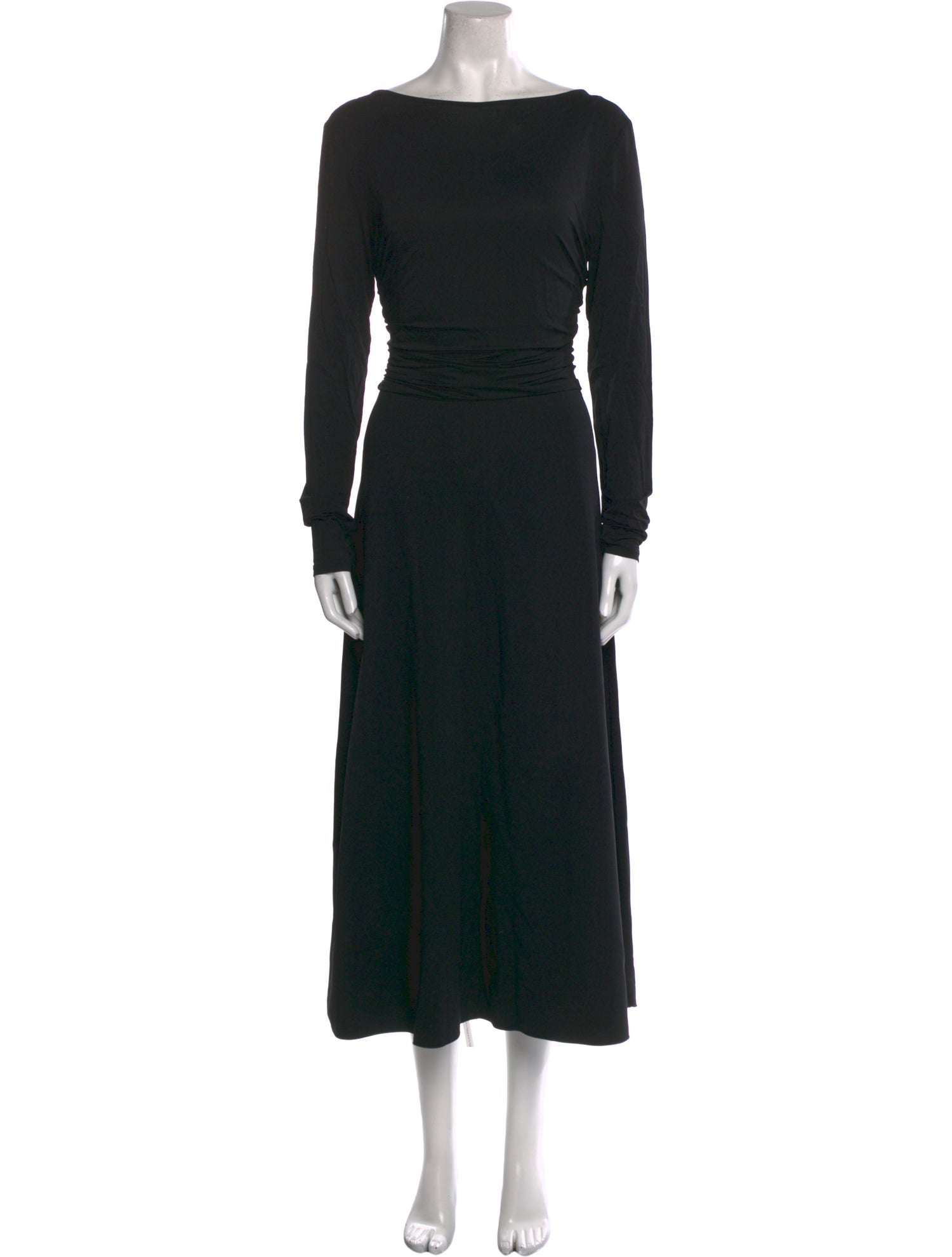 Max Mara Bateau Neckline Long Dress