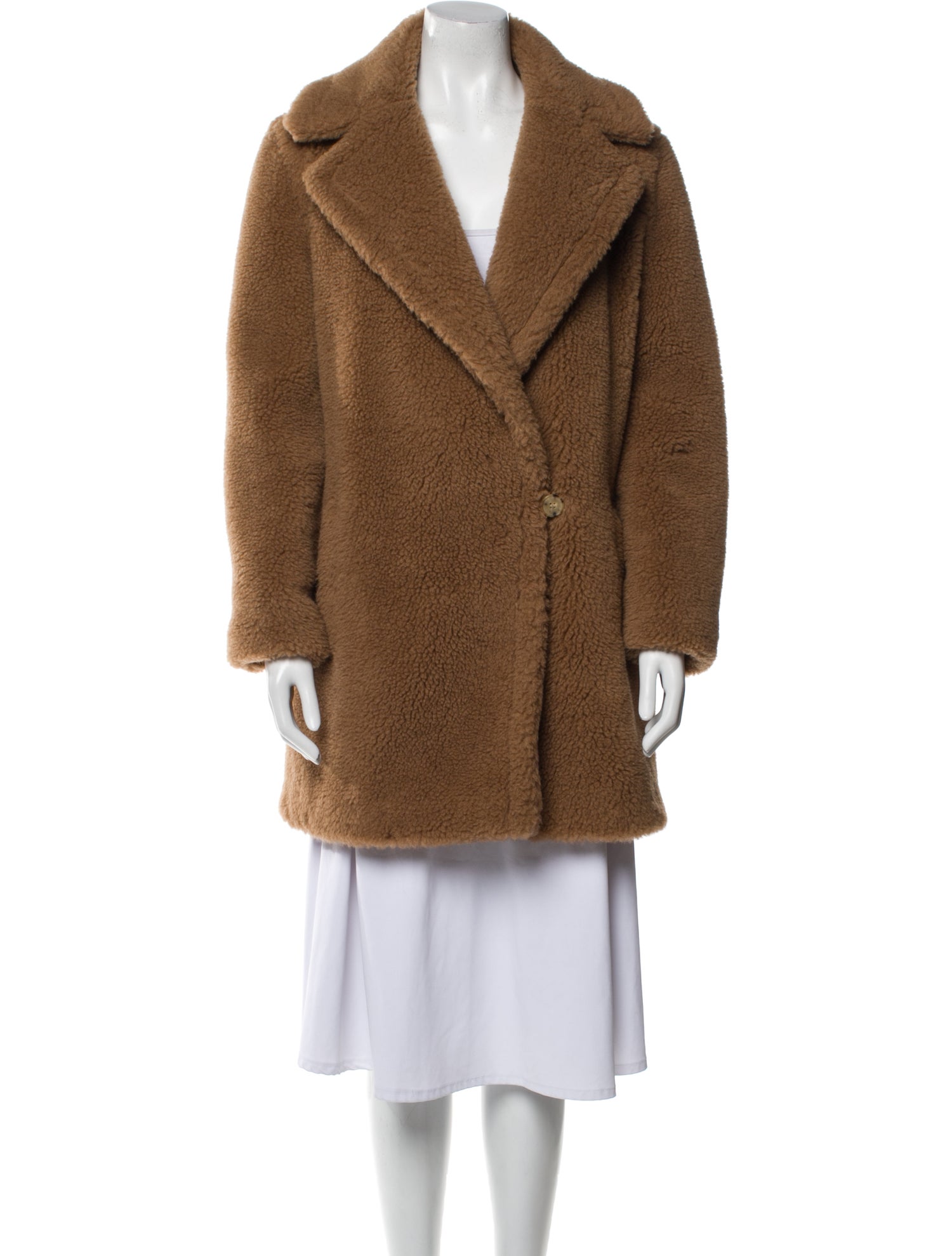 Max Mara Camel Hair Fur Coat