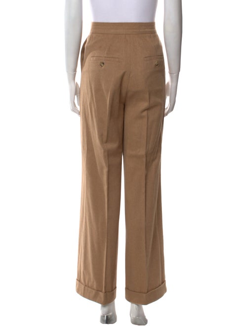 Max Mara Camel Hair Wide Leg Pants