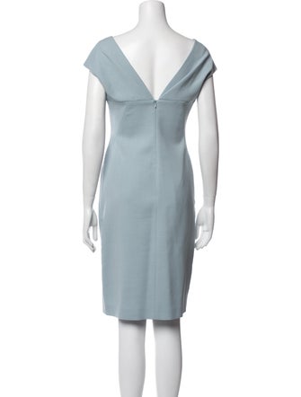 Max Mara Virgin Wool Knee-Length Dress