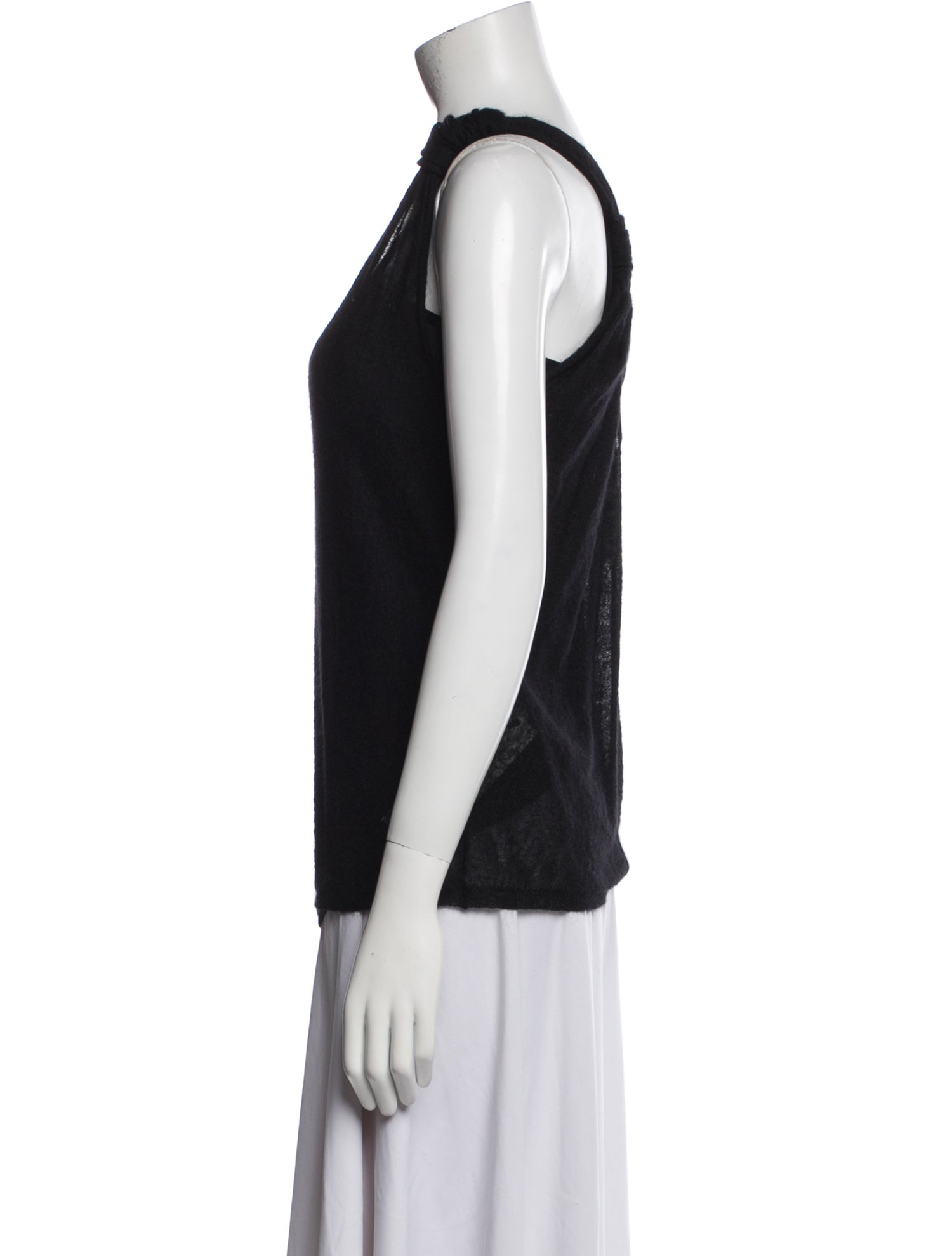 Max Mara Square Neckline Sleeveless Top