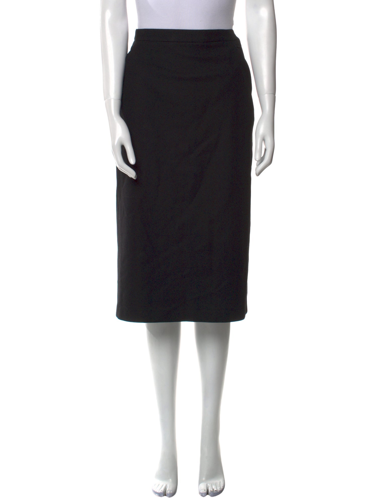 Max Mara Virgin Wool Knee-Length Skirt