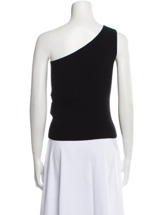 Max Mara Wool One-Shoulder Top