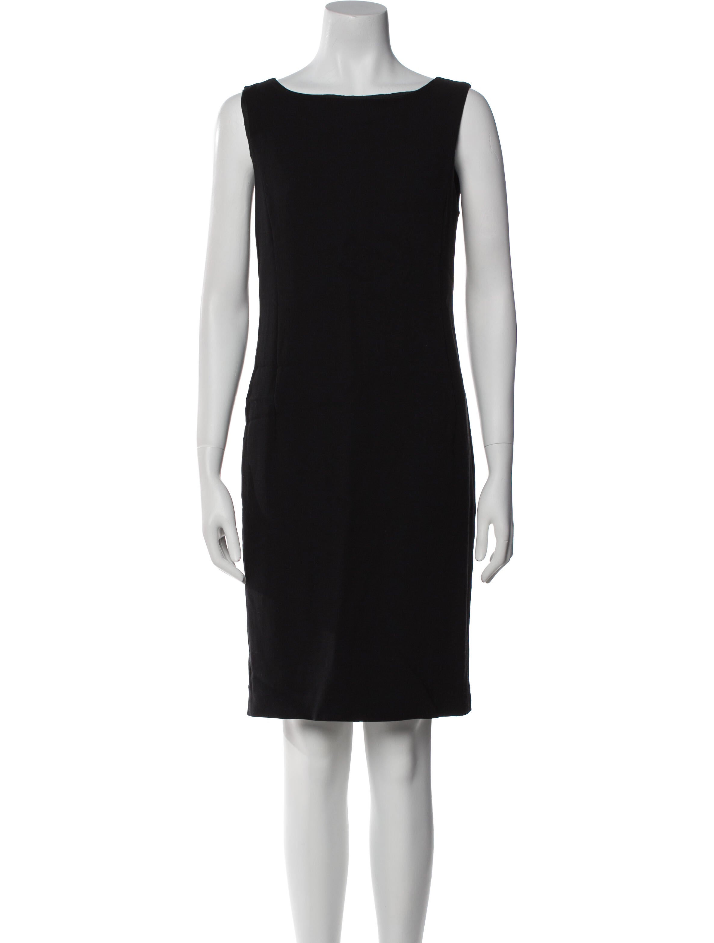 Max Mara Bateau Neckline Knee-Length Dress