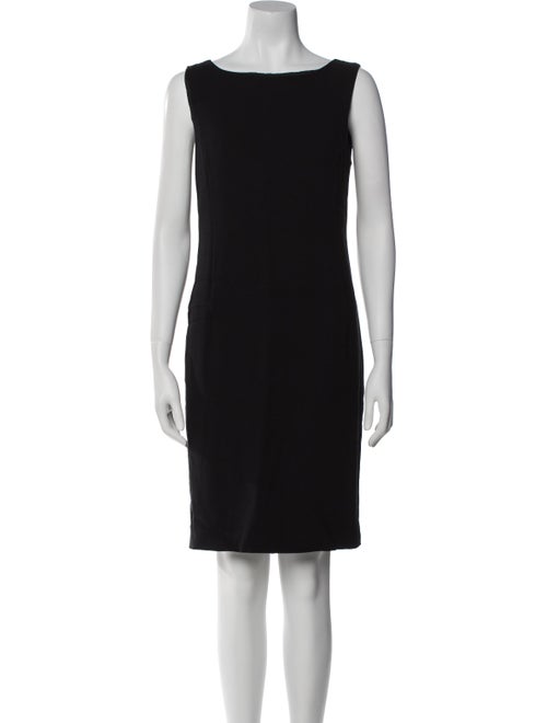 Max Mara Bateau Neckline Knee-Length Dress
