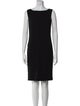 Max Mara Bateau Neckline Knee-Length Dress