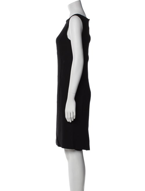 Max Mara Bateau Neckline Knee-Length Dress