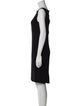Max Mara Bateau Neckline Knee-Length Dress