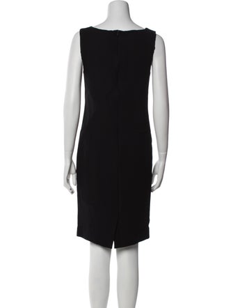Max Mara Bateau Neckline Knee-Length Dress