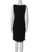 Max Mara Bateau Neckline Knee-Length Dress
