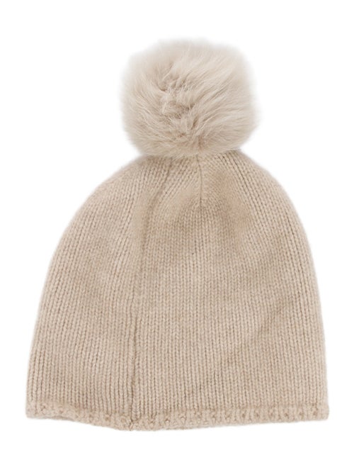 Max Mara Cashmere Pom-Pom Beanie