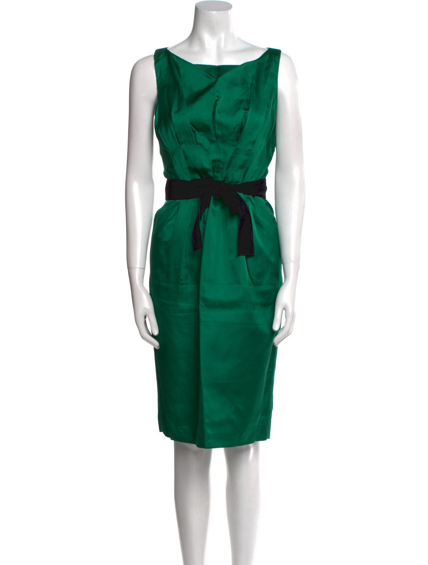 Max Mara Silk Knee-Length Dress