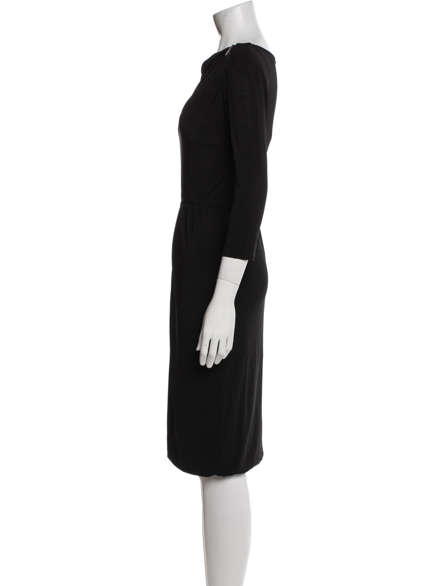 Max Mara Virgin Wool Knee-Length Dress