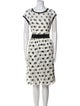 Max Mara Studio Polka Dot Print Knee-Length Dress
