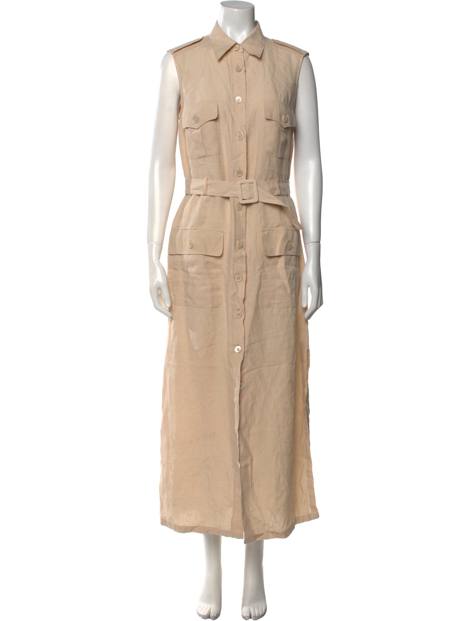 Max Mara Linen Long Dress