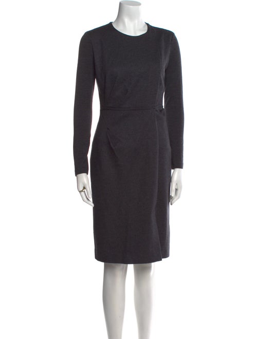 Max Mara Virgin Wool Knee-Length Dress