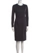 Max Mara Virgin Wool Knee-Length Dress