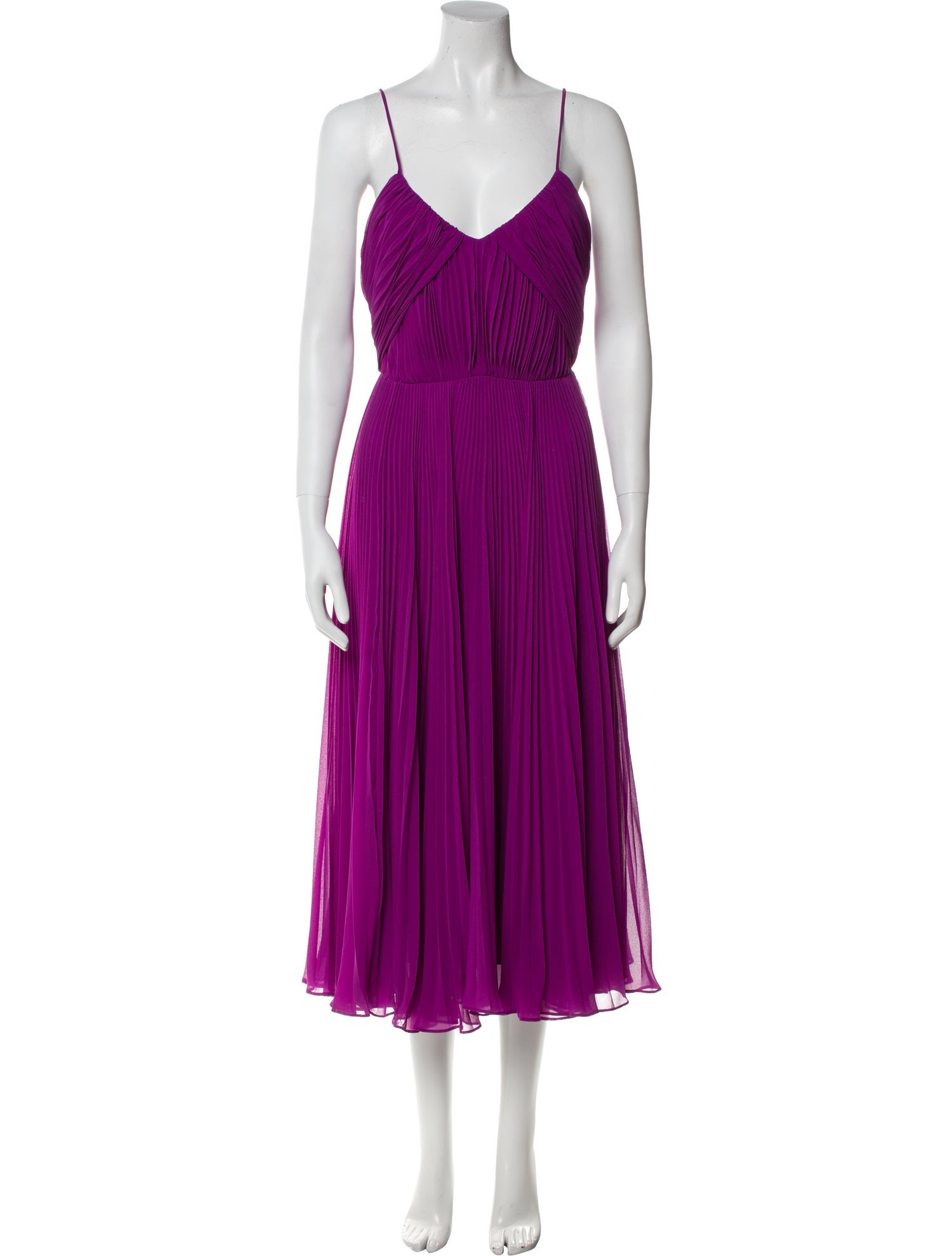 Max Mara V-Neck Midi Length Dress