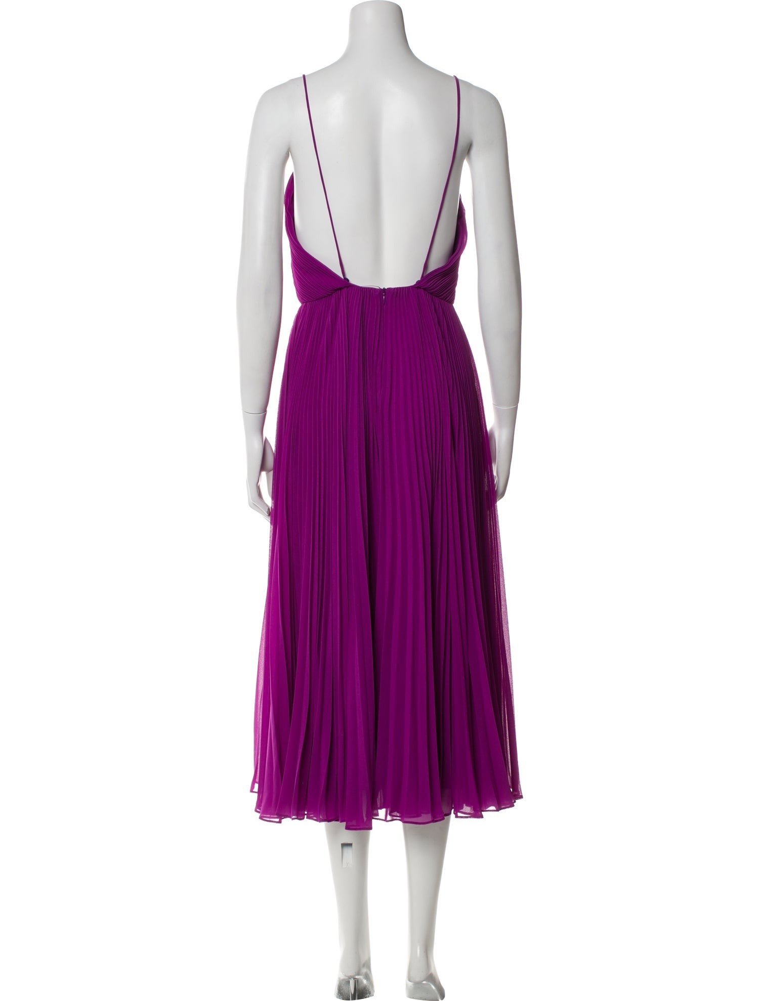 Max Mara V-Neck Midi Length Dress