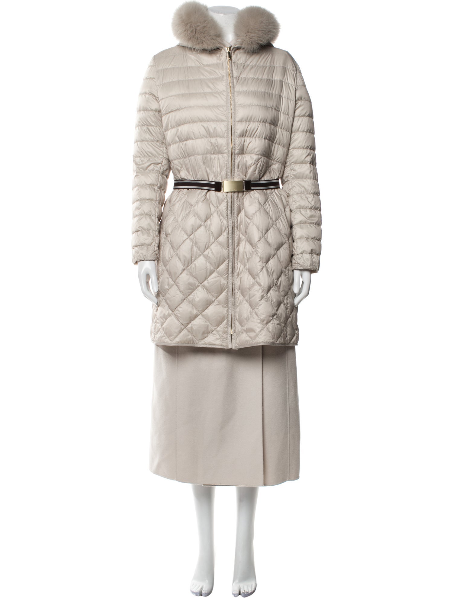 Max Mara Virgin Wool Trench Coat