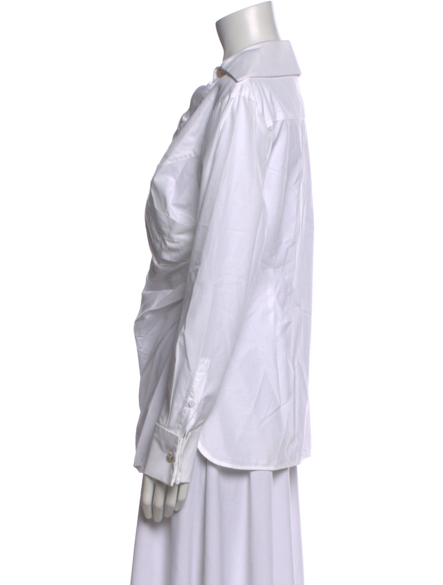 Max Mara Cowl Neck Long Sleeve Blouse