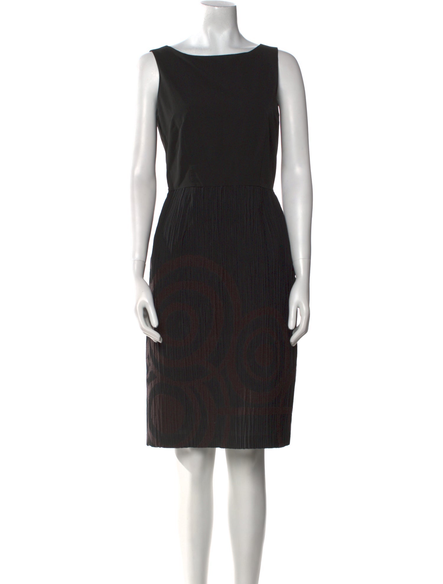 Max Mara Printed Knee-Length Dress
