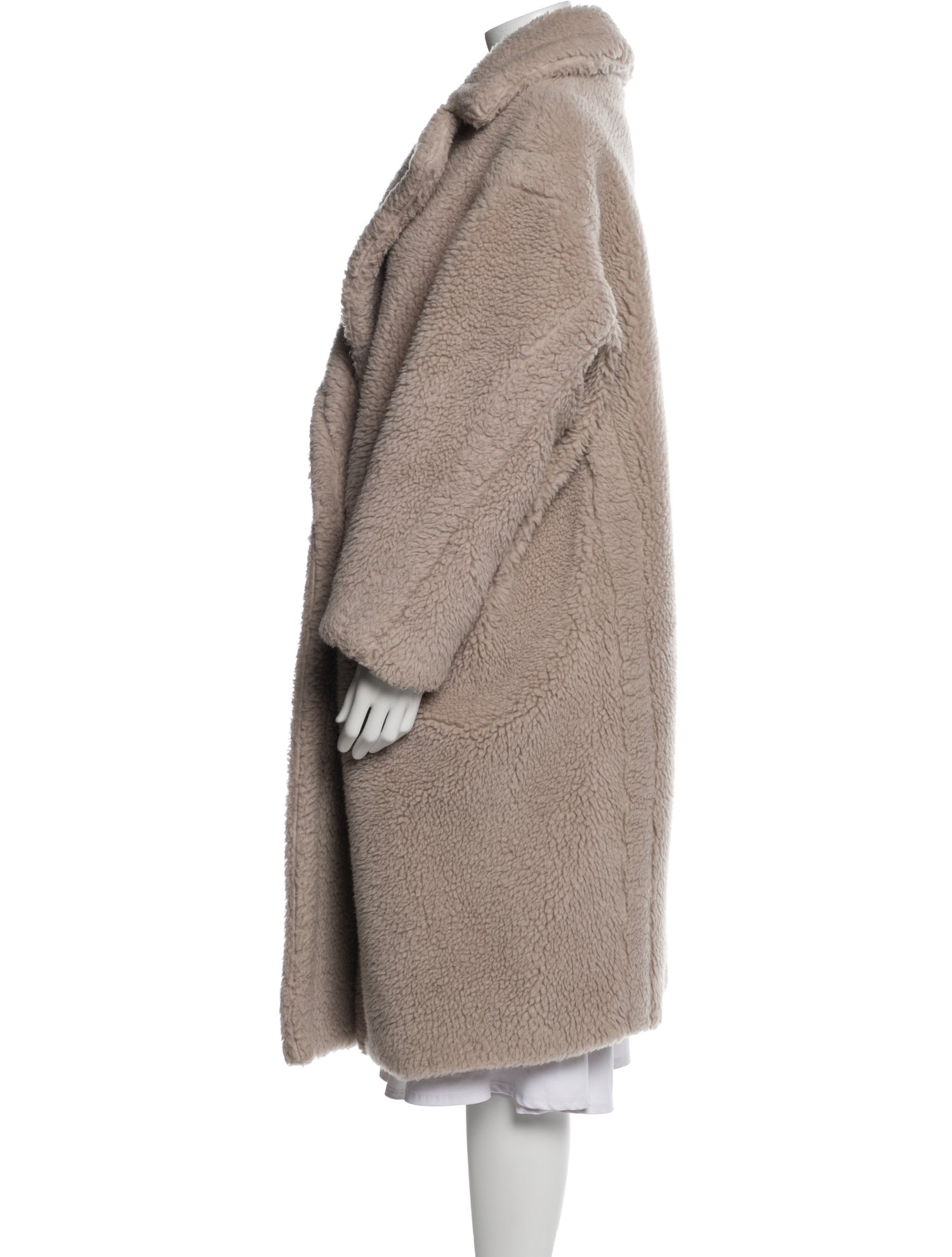 Max Mara Alpaca Faux Fur Coat