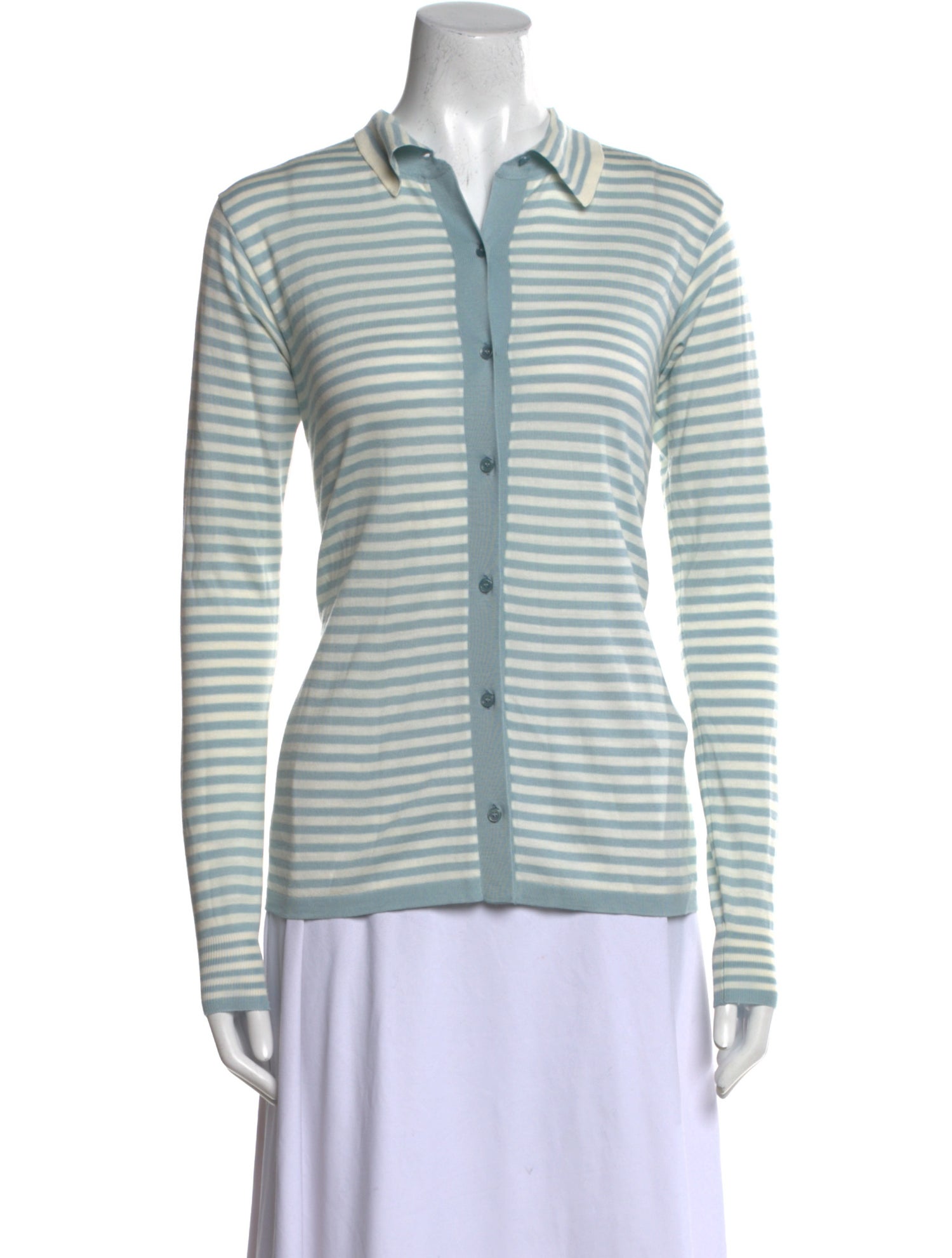 Max Mara Virgin Wool Striped Sweater
