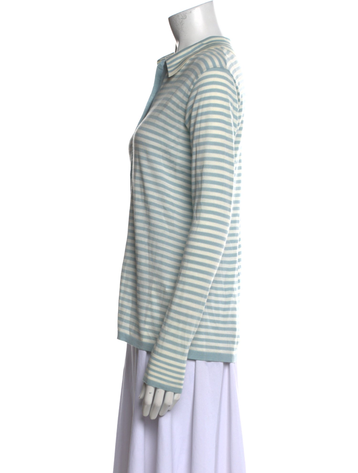 Max Mara Virgin Wool Striped Sweater