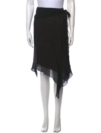 Max Mara Linen Knee-Length Skirt