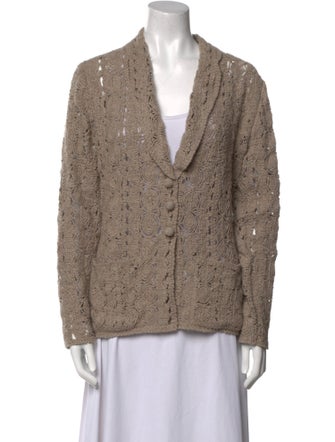 Max Mara Virgin Wool V-Neck Sweater