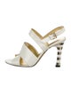 Max Mara Patent Leather Slingback Sandals