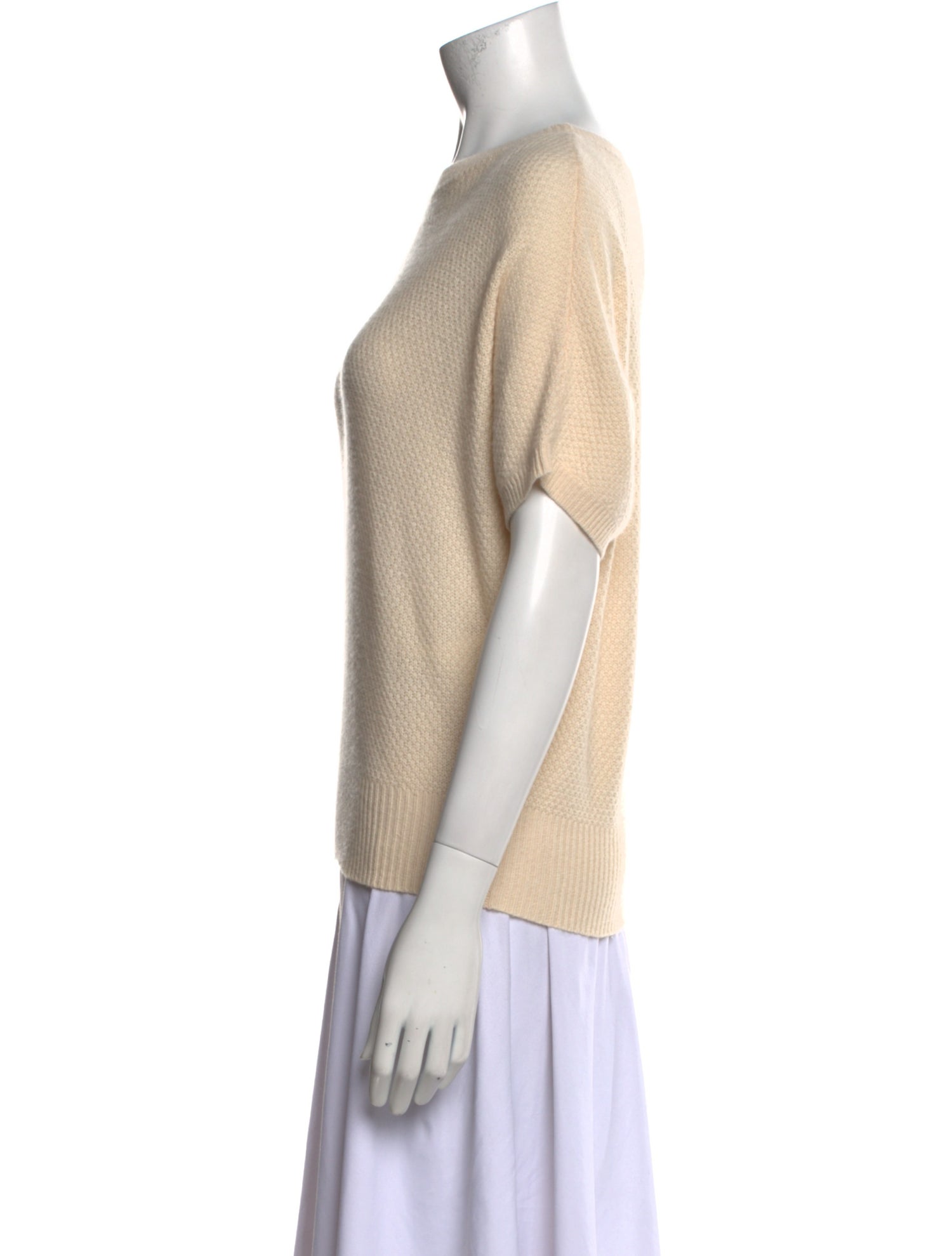 Max Mara Cashmere Bateau Neckline Top