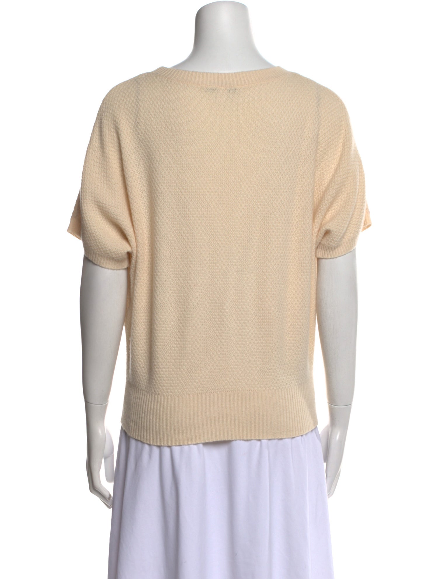 Max Mara Cashmere Bateau Neckline Top