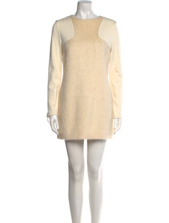 Max Mara Crew Neck Mini Dress