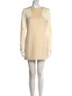 Max Mara Crew Neck Mini Dress