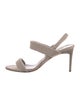 Max Mara Suede Slingback Sandals
