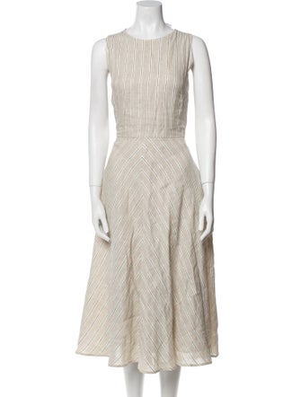 Max Mara Linen Long Dress