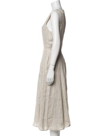 Max Mara Linen Long Dress