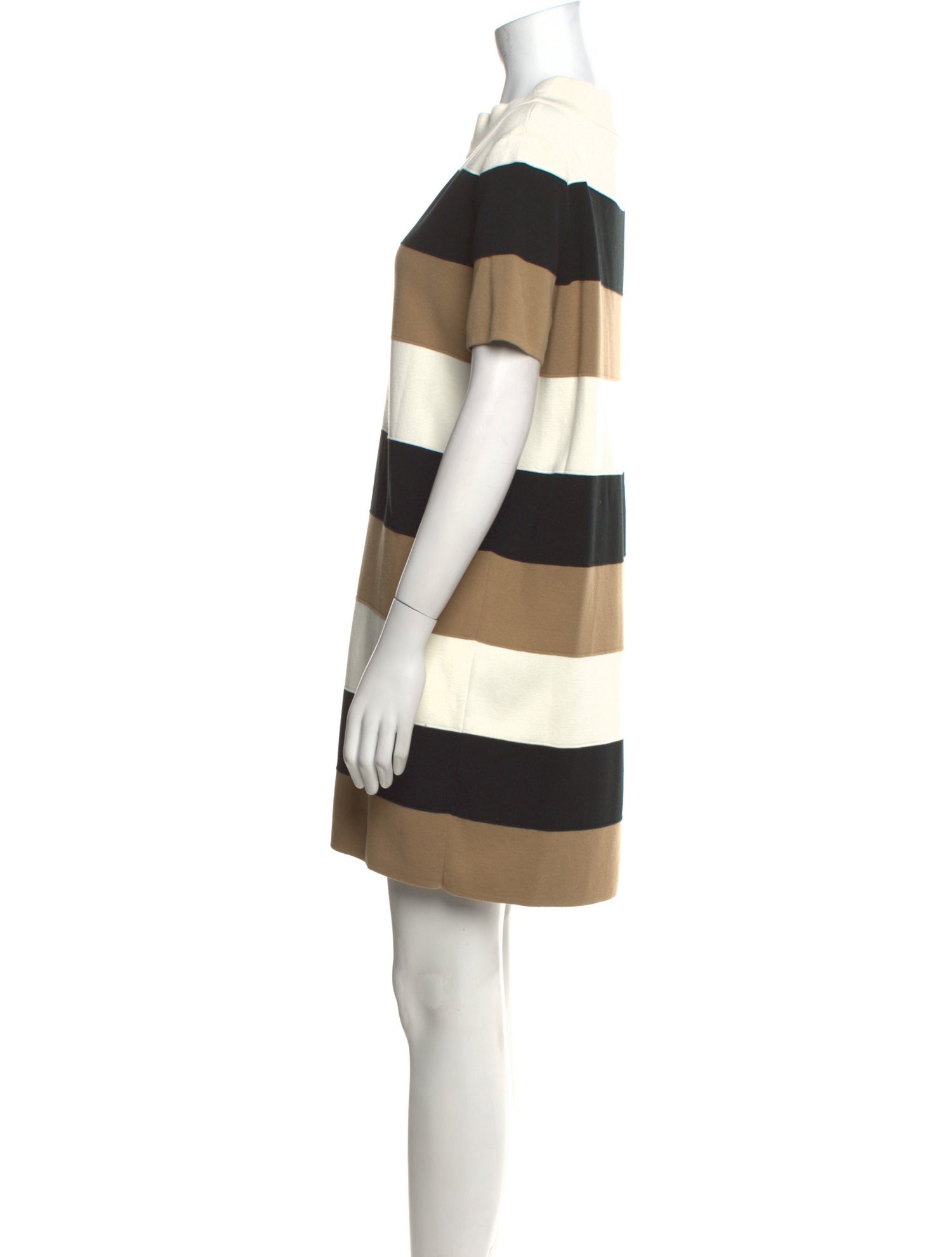 Max Mara Striped Mini Dress