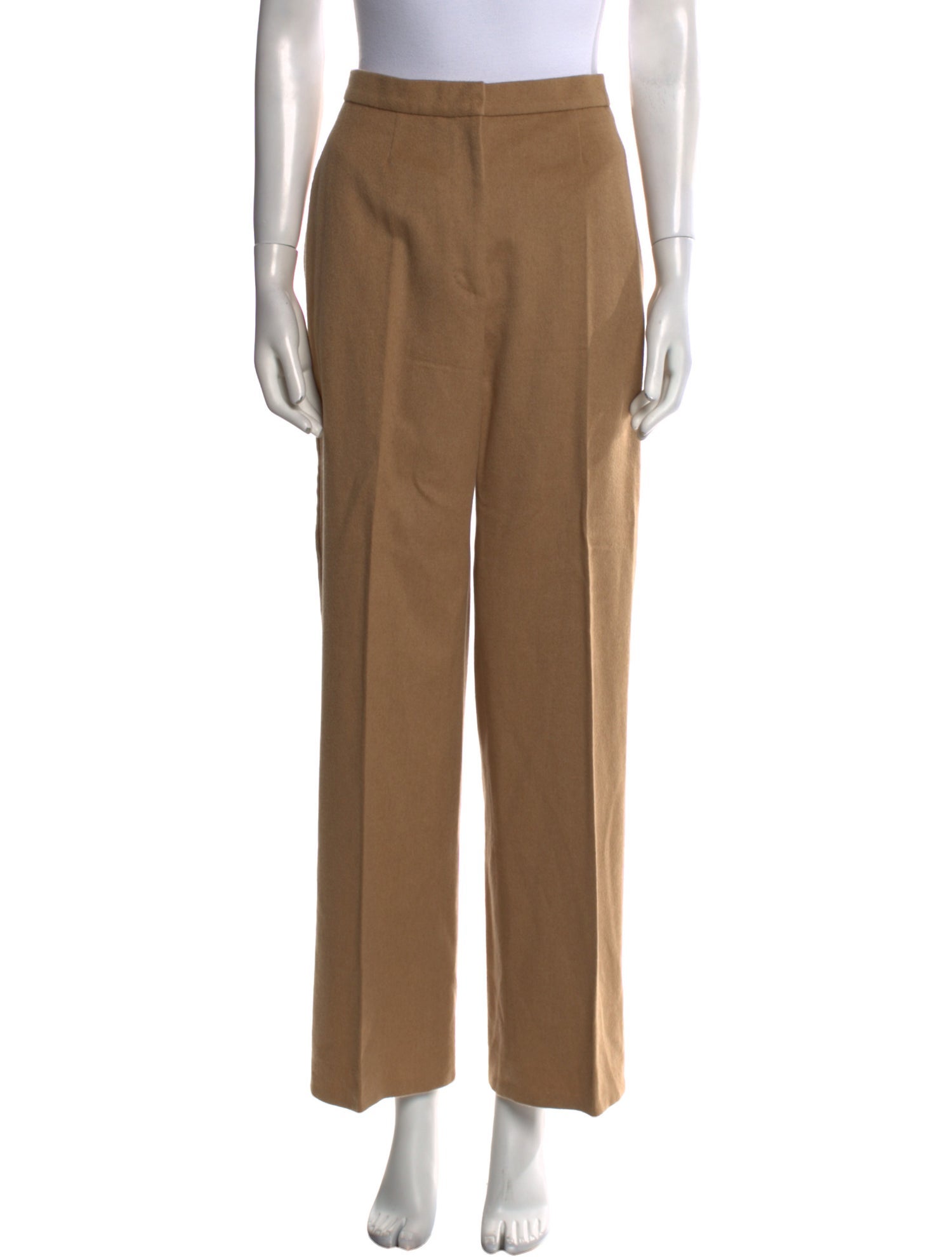 Max Mara Camel Hair Wide Leg Pants