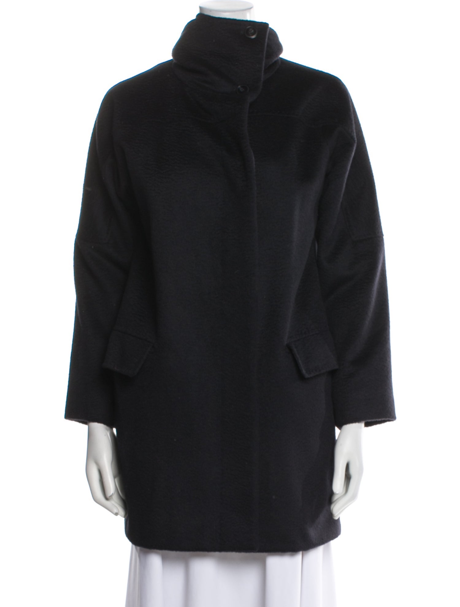 Max Mara Camel Hair Faux Fur Coat