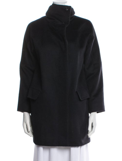 Max Mara Camel Hair Faux Fur Coat