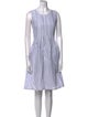 Max Mara Striped Knee-Length Dress