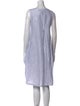 Max Mara Striped Knee-Length Dress