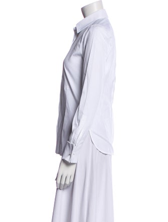 Max Mara Long Sleeve Button-Up Top