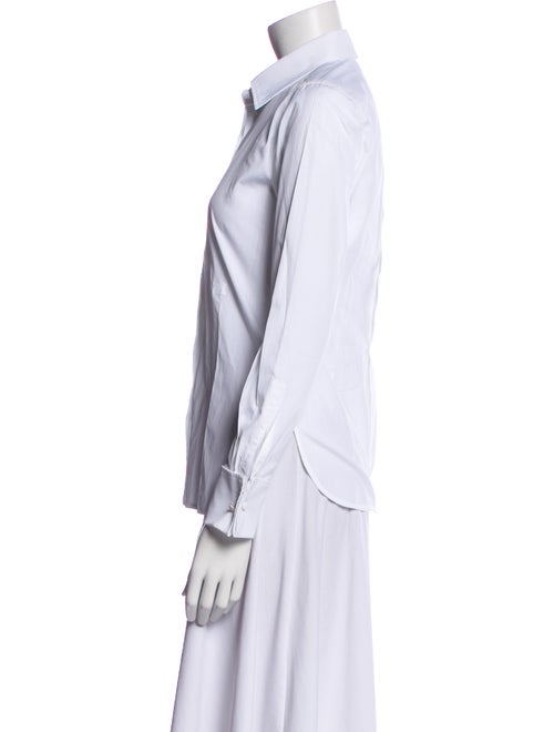 Max Mara Long Sleeve Button-Up Top