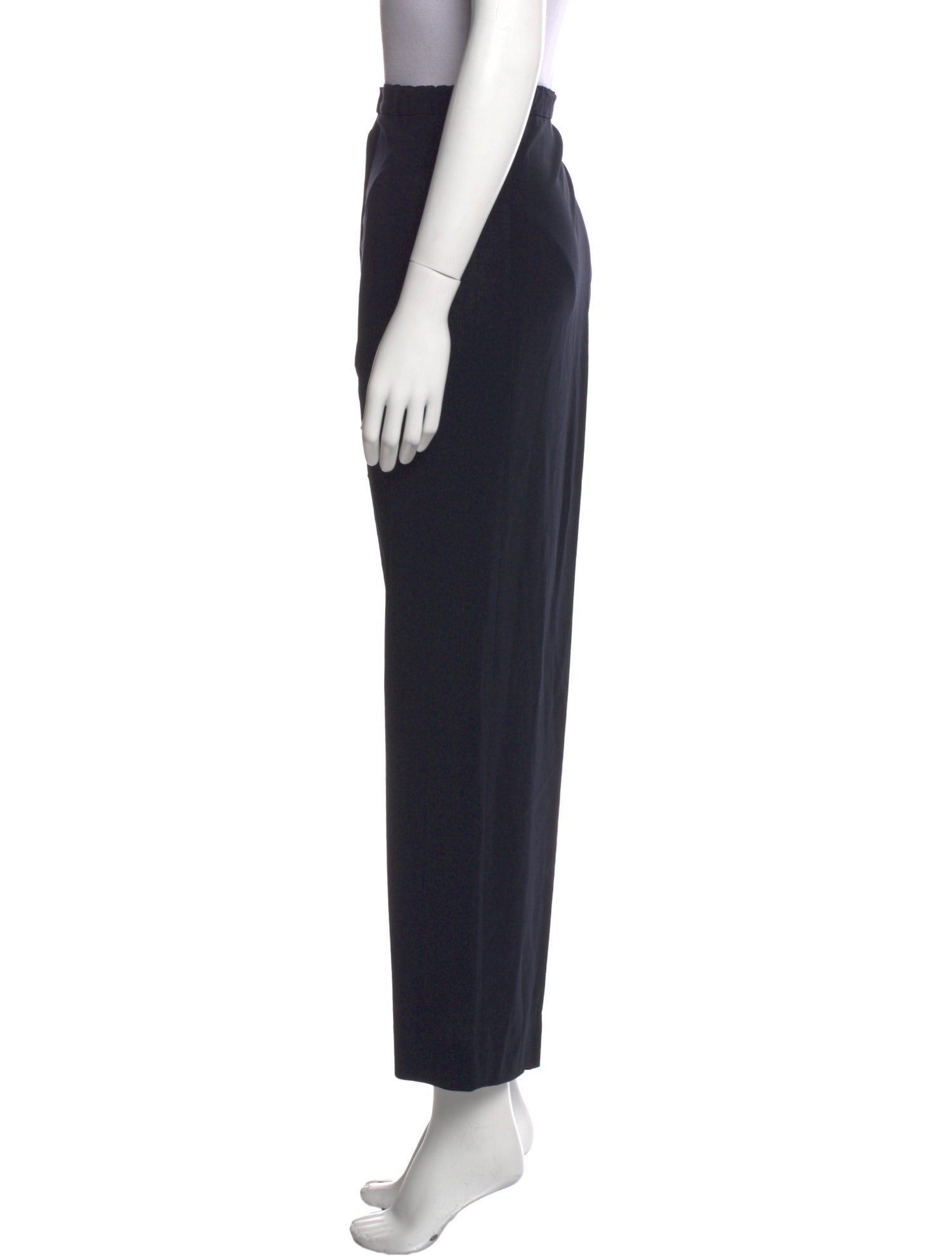Max Mara Virgin Wool Straight Leg Pants